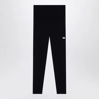 Balenciaga Activewear Leggings In Matt Nylon Blend In Black