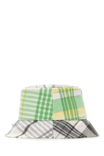 Thom Browne Cappello Da Pescatore In Cotone Stampato Uomo In Multicolor