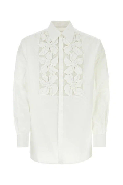 Valentino Camicia-40 Nd  Garavani Male In White