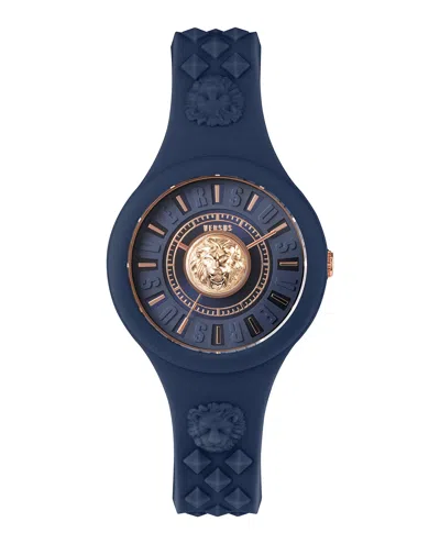 Versus Fire Island Silicone Watch In Multi