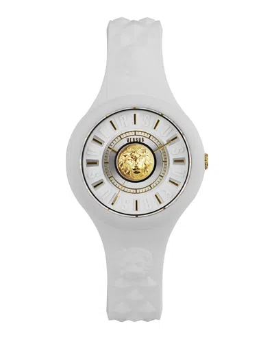 Versus Fire Island Silicone Watch In Multi