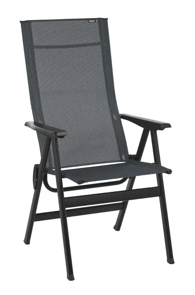 Homezia 24" Gray Aluminum Indoor Outdoor Arm Chair