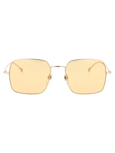 Shop Gucci Sunglasses In 003 Gold Gold Orange