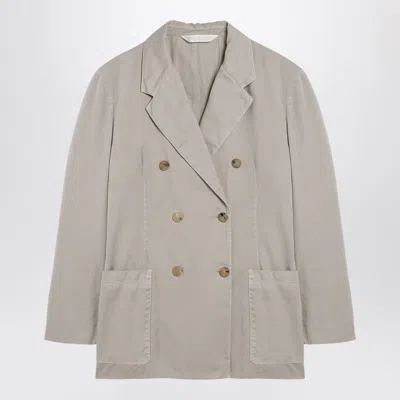 Shop Palm Angels Double-breasted Jacket In Beige