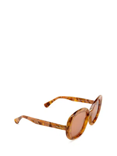 Shop Max Mara Sunglasses In Coloured Havana