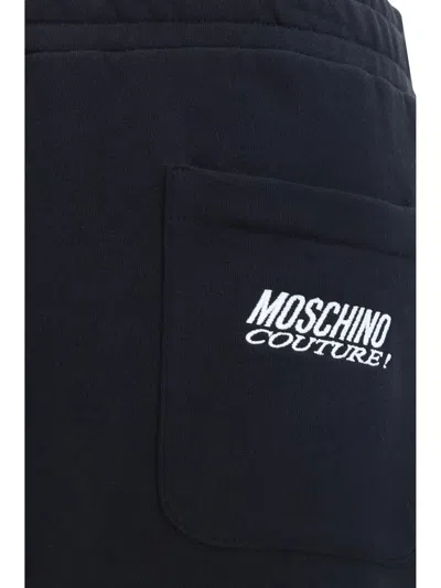 Shop Moschino Pants In Multi/black