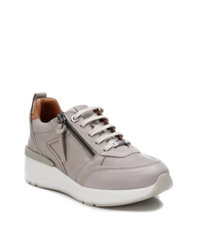 Xti Women's Leather Sneakers In Ice In Blue