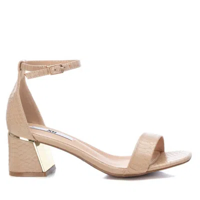 Xti Women's Heel Sandals In Beige In Beige