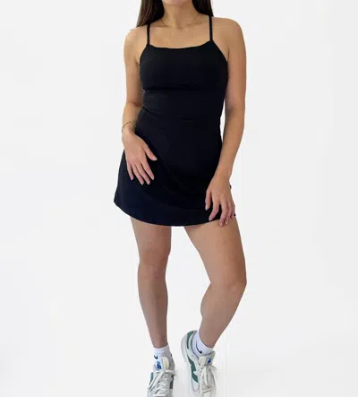 Rae Mode On The Go Active Dress In Black In Black