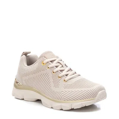 Xti Women's Lace-up Sneakers In Beige In Beige