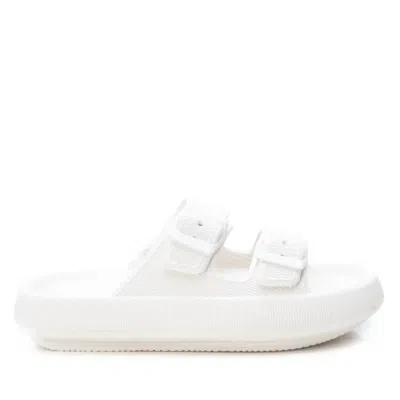 Xti Women's Rubber Flat Sandals In White In White