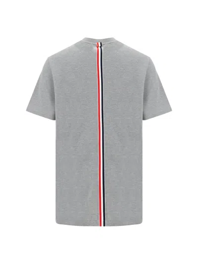 Thom Browne Cotton T-shirt In Gray