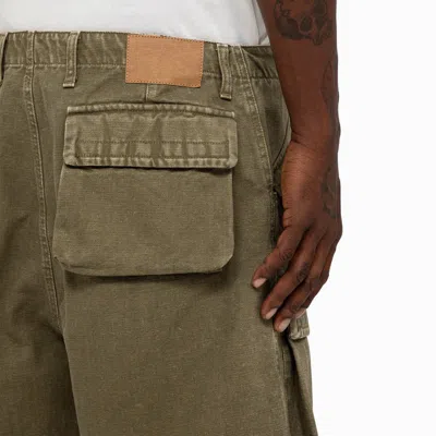 Shop 1989 Studio Military Cargo Shorts In Green