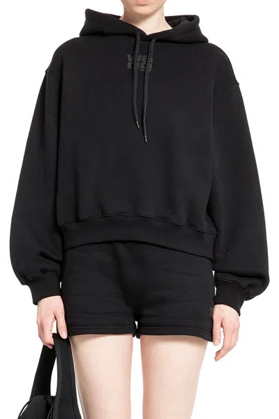 Shop Alexander Wang Hooded In Black