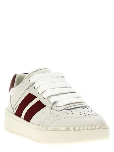 Shop Bally 'rebby' Sneakers In Bordeaux