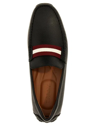 Shop Bally 'perthy' Loafers In Black