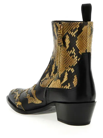 Bally Vegas Python-print Boots In Multicolor
