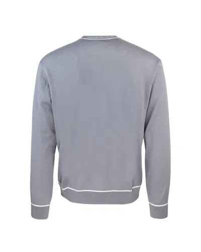 Shop Emporio Armani Sweater In Grey