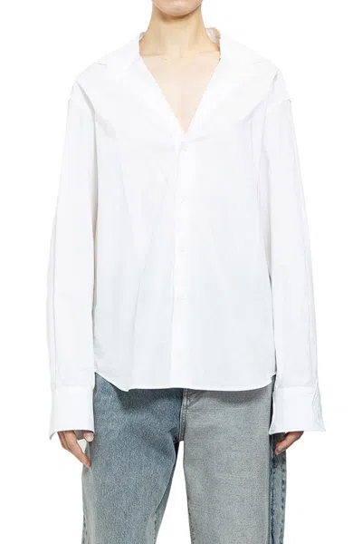 Shop Mm6 Maison Margiela Long Sleeves In White