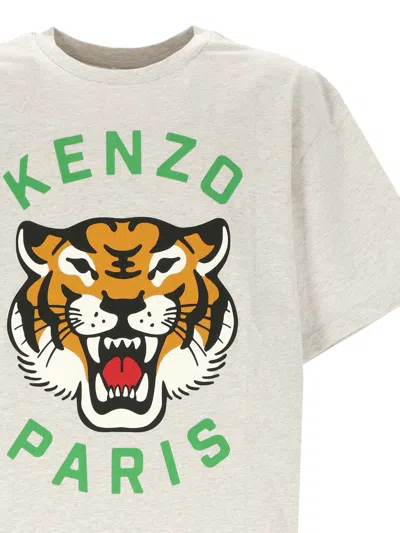 Shop Kenzo T-shirts And Polos In Gris Clair