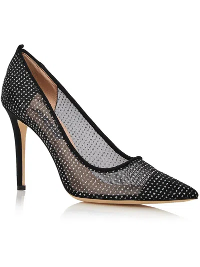 Sjp By Sarah Jessica Parker Eclipse Womens Mesh Stilleto Pumps In Black