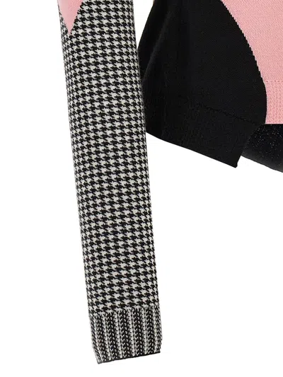 Shop Alexander Mcqueen Houndstooth Sweater In Multicolor