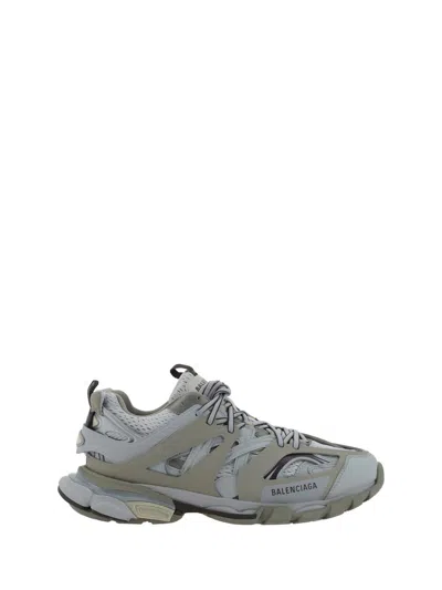 Shop Balenciaga Sneakers In Grey/taupe