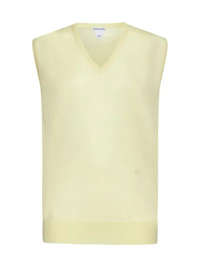 Shop Bottega Veneta Top In Daffodil