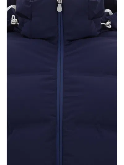 Shop Brunello Cucinelli Down Jackets In Blu Indigo