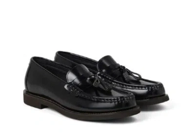 Brunello Cucinelli Minimal Shiny Tassel Calfskin Lo