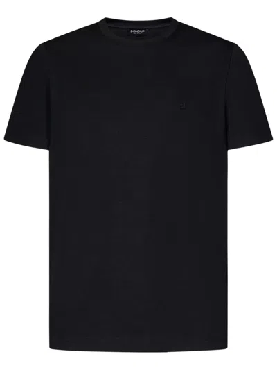 Dondup Logo-detailed T-shirt In Black