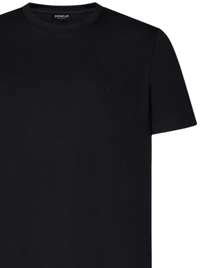 Dondup Logo-detailed T-shirt In Black