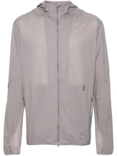 Shop On Running X Post Archive Faction (paf) Grey Running Jacket