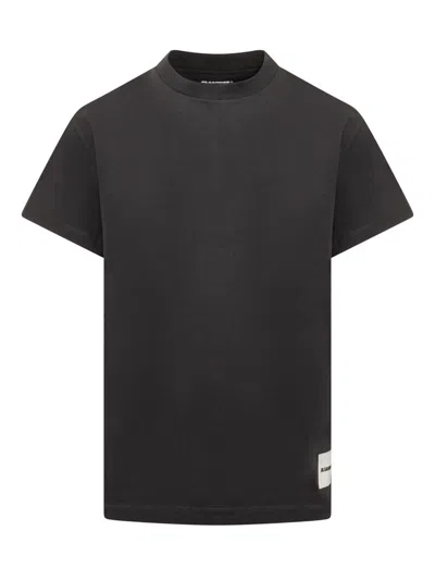 Shop Jil Sander T-shirt Pack Of 3 In Black