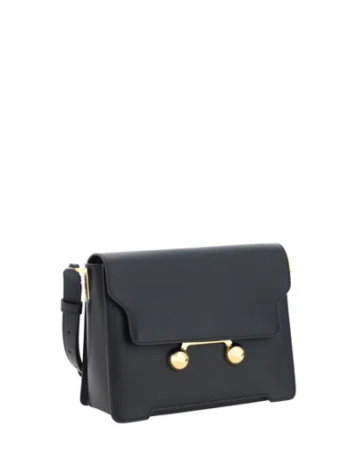 Shop Marni Shoulder Bags In Black