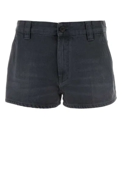 Miu Miu Pants & Shorts In Grey