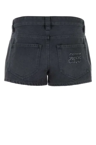 Miu Miu Pants & Shorts In Grey