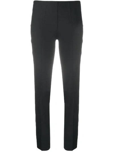 Shop P.a.r.o.s.h . Slim Fit Cropped Trousers In Black