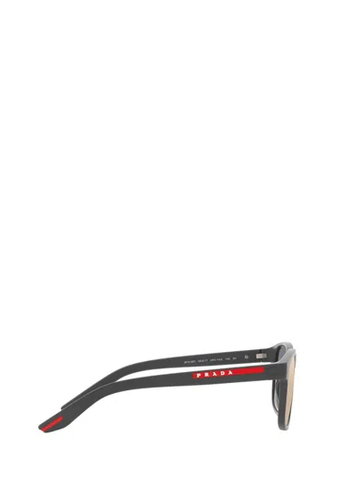 Shop Prada Sunglasses In Grey Rubber