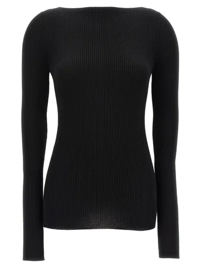 Shop Rick Owens 'al Top' Sweater In Black