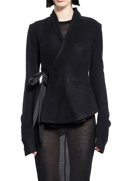 Rick Owens Hollywood Lightweight Jacket In Black