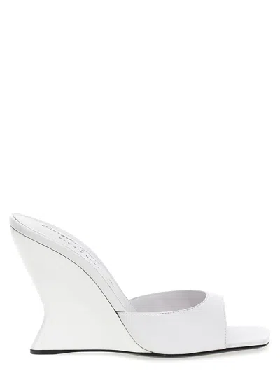 Shop Sergio Rossi 'evangelie' Mario Rossi X Evangelie Smyrniotaki Mules In White