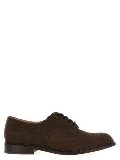 Tricker's Lace-up Shoes Featuring Brogue Detailing In Brown