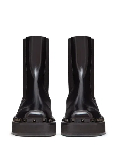 Shop Valentino Garavani Boots In Black