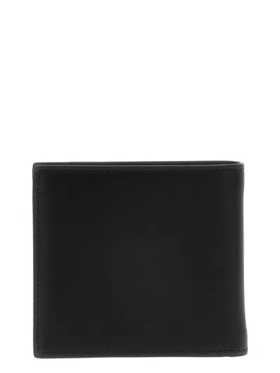 Shop Valentino Garavani  Garavani 'vltn' Wallet In White/black