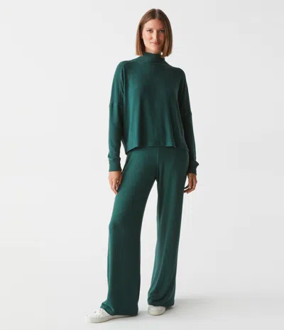 Michael Stars Jules Wide Leg Linen Pants In Jav
