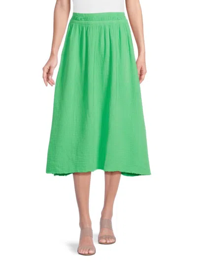 Nation Ltd Women's Safa Midi Skirt In Midori