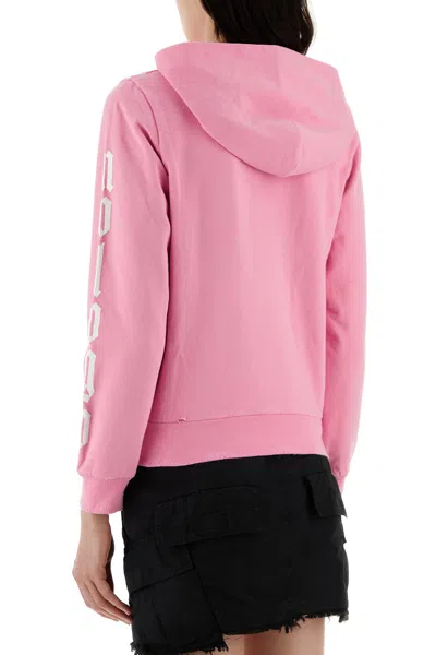 Balenciaga Stretch Cotton Sweatshirt With Front Pockets