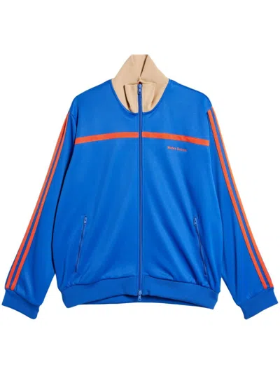 Shop Adidas Originals X Wales Bonner Sportjacke Mit Reissverschluss In Blue