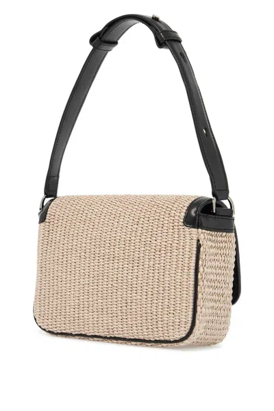 Versace Men's Milano Raffia Bag In Black